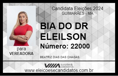 Candidato BIA DO DR ELEILSON 2024 - GUIMARÃES - Eleições