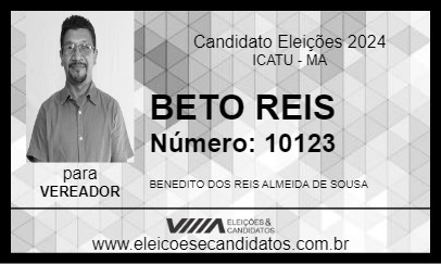 Candidato BETO REIS 2024 - ICATU - Eleições