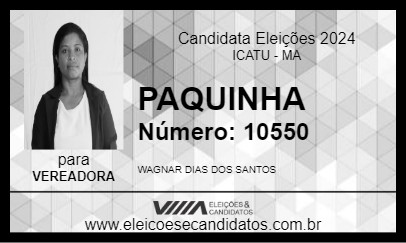 Candidato PAQUINHA 2024 - ICATU - Eleições