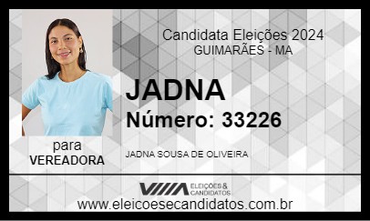 Candidato JADNA 2024 - GUIMARÃES - Eleições