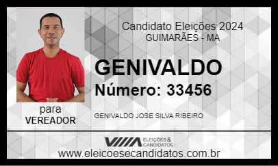 Candidato GENIVALDO 2024 - GUIMARÃES - Eleições