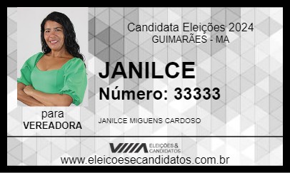 Candidato JANILCE 2024 - GUIMARÃES - Eleições