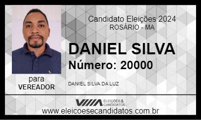 Candidato DANIEL SILVA 2024 - ROSÁRIO - Eleições