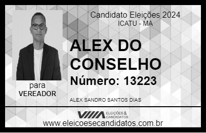 Candidato ALEX DO CONSELHO 2024 - ICATU - Eleições