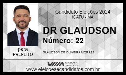 Candidato DR GLAUDSON 2024 - ICATU - Eleições