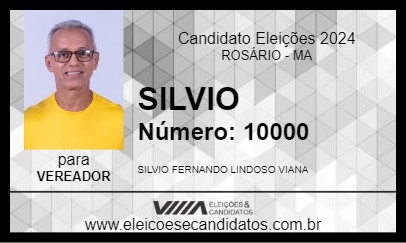 Candidato SILVIO 2024 - ROSÁRIO - Eleições