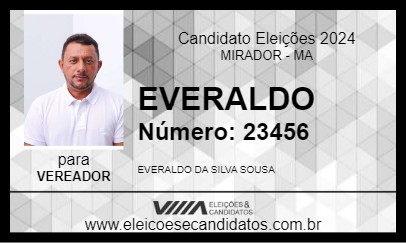 Candidato EVERALDO 2024 - MIRADOR - Eleições