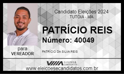 Candidato PATRÍCIO REIS 2024 - TUTÓIA - Eleições