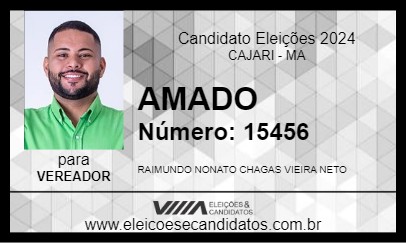 Candidato AMADO 2024 - CAJARI - Eleições