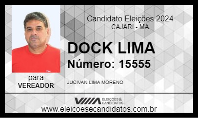 Candidato DOCK LIMA 2024 - CAJARI - Eleições