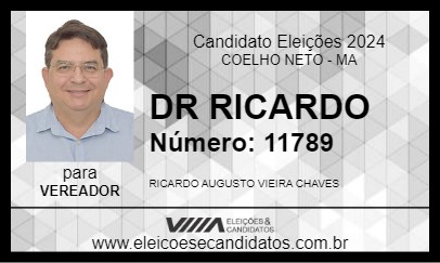 Candidato DR RICARDO 2024 - COELHO NETO - Eleições