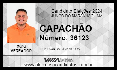 Candidato CAPACHÃO 2024 - JUNCO DO MARANHÃO - Eleições