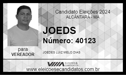 Candidato JOEDES LUIZ 2024 - ALCÂNTARA - Eleições