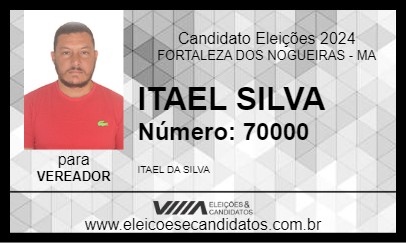 Candidato ITAEL SILVA 2024 - FORTALEZA DOS NOGUEIRAS - Eleições