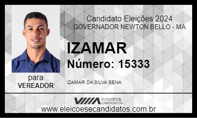 Candidato IZAMAR 2024 - GOVERNADOR NEWTON BELLO - Eleições