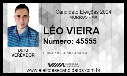 Candidato LÉO VIEIRA 2024 - MORROS - Eleições