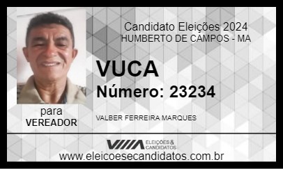 Candidato VUCA 2024 - HUMBERTO DE CAMPOS - Eleições