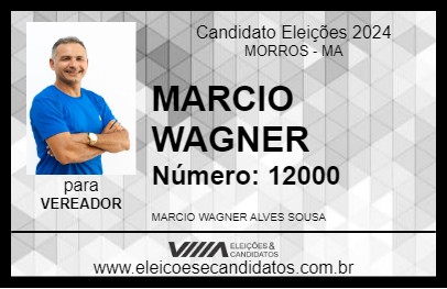 Candidato MARCIO WAGNER 2024 - MORROS - Eleições