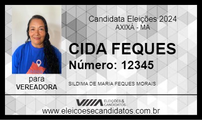 Candidato CIDA FEQUES 2024 - AXIXÁ - Eleições