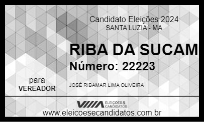 Candidato RIBA DA SUCAM 2024 - SANTA LUZIA - Eleições