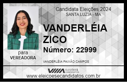 Candidato VANDERLÉIA ZICO 2024 - SANTA LUZIA - Eleições