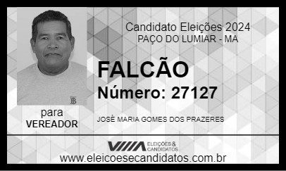 Candidato FALCÃO 2024 - PAÇO DO LUMIAR - Eleições