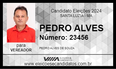 Candidato PEDRO ALVES 2024 - SANTA LUZIA - Eleições