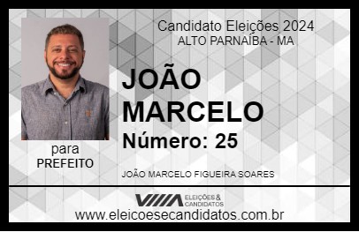 Candidato JOÃO MARCELO 2024 - ALTO PARNAÍBA - Eleições