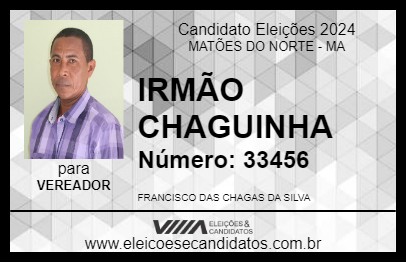 Candidato IRMÃO CHAGUINHA 2024 - MATÕES DO NORTE - Eleições