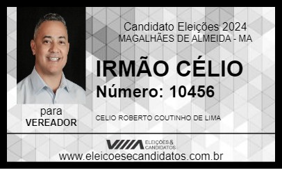 Candidato IRMÃO CÉLIO 2024 - MAGALHÃES DE ALMEIDA - Eleições