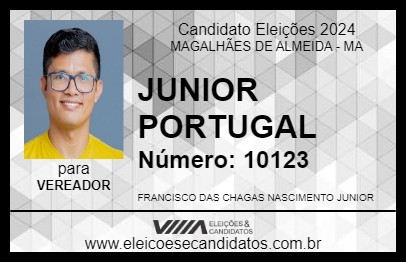 Candidato JUNIOR PORTUGAL 2024 - MAGALHÃES DE ALMEIDA - Eleições