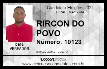 Candidato RIRCON DO POVO 2024 - PIRAPEMAS - Eleições