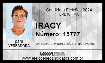 Candidato IRACY 2024 - BREJO - Eleições