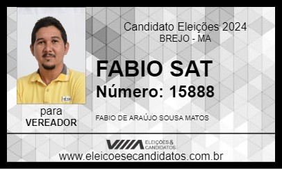 Candidato FABIO SAT 2024 - BREJO - Eleições