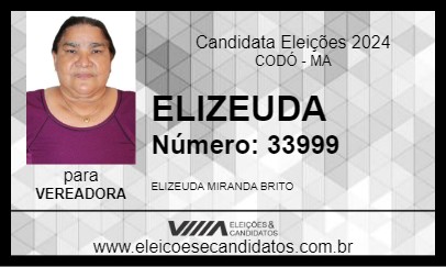 Candidato ELIZEUDA 2024 - CODÓ - Eleições