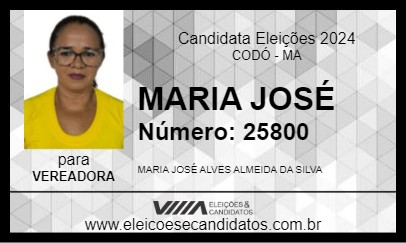 Candidato MARIA JOSÉ 2024 - CODÓ - Eleições