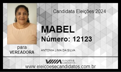 Candidato MABEL 2024 - BREJO - Eleições