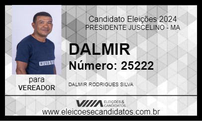 Candidato DALMIR 2024 - PRESIDENTE JUSCELINO - Eleições