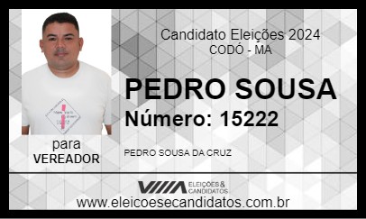 Candidato PEDRO SOUSA 2024 - CODÓ - Eleições