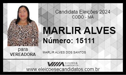 Candidato MARLIR ALVES 2024 - CODÓ - Eleições