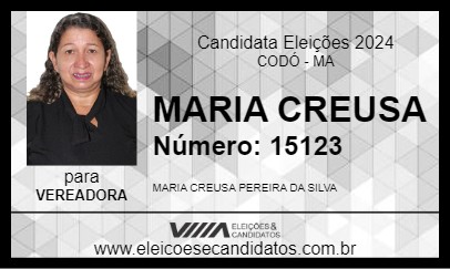 Candidato MARIA CREUSA 2024 - CODÓ - Eleições