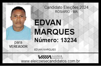 Candidato EDVAN MARQUES 2024 - ROSÁRIO - Eleições