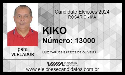 Candidato KIKO 2024 - ROSÁRIO - Eleições