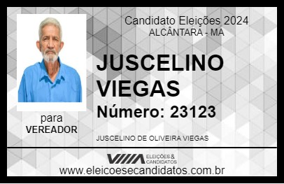 Candidato JUSCELINO VIEGAS 2024 - ALCÂNTARA - Eleições