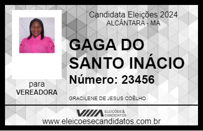 Candidato GAGA DO SANTO INÁCIO 2024 - ALCÂNTARA - Eleições