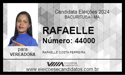 Candidato RAFAELLE 2024 - BACURITUBA - Eleições