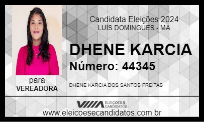 Candidato DHENE KARCIA 2024 - LUÍS DOMINGUES - Eleições