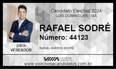 Candidato RAFAEL SODRÉ 2024 - LUÍS DOMINGUES - Eleições