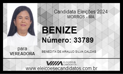 Candidato BENIZE 2024 - MORROS - Eleições