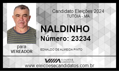 Candidato NALDINHO 2024 - TUTÓIA - Eleições